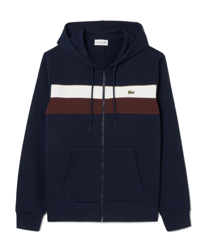 Худи на молнии с цветовыми блоками Lacoste, синий
Худи на молнии с цветовыми блоками Lacoste, синий