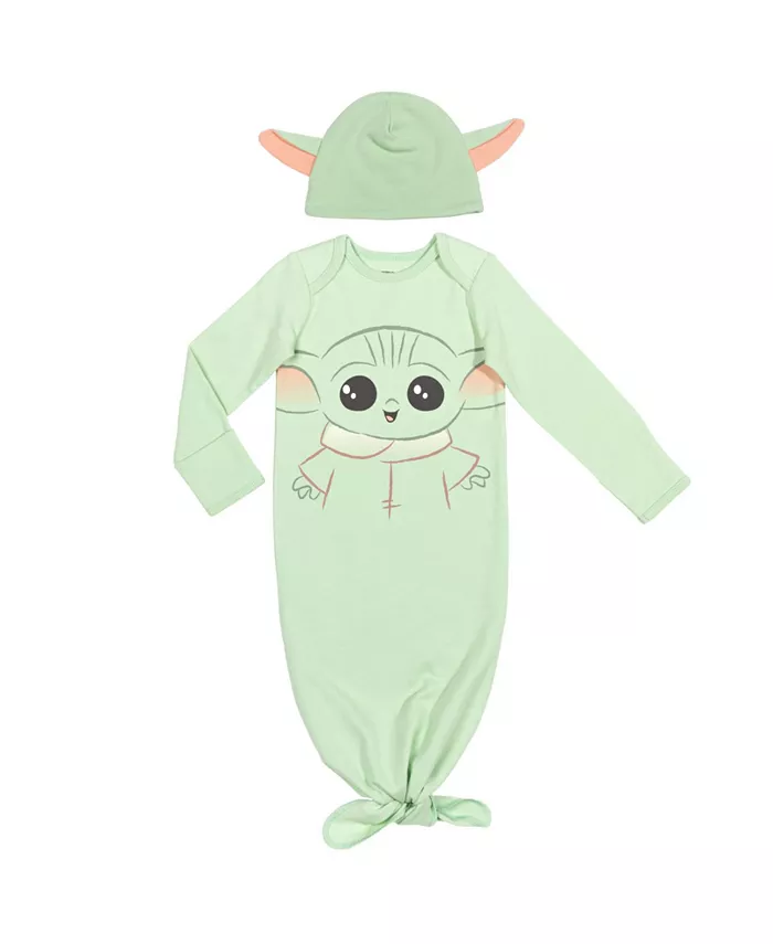 Комплект для новорожденных мальчиков: ночная рубашка и шапочка Yoda Star Wars, зеленый
Комплект для новорожденных мальчиков: ночная рубашка и шапочка Yoda Star Wars, зеленый