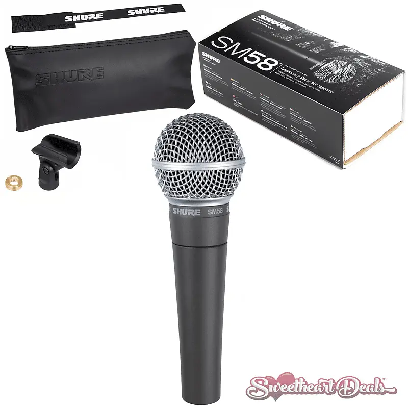 Динамический вокальный микрофон Shure SM58 Handheld Cardioid Dynamic Microphone
Динамический вокальный микрофон Shure SM58 Handheld Cardioid Dynamic Microphone