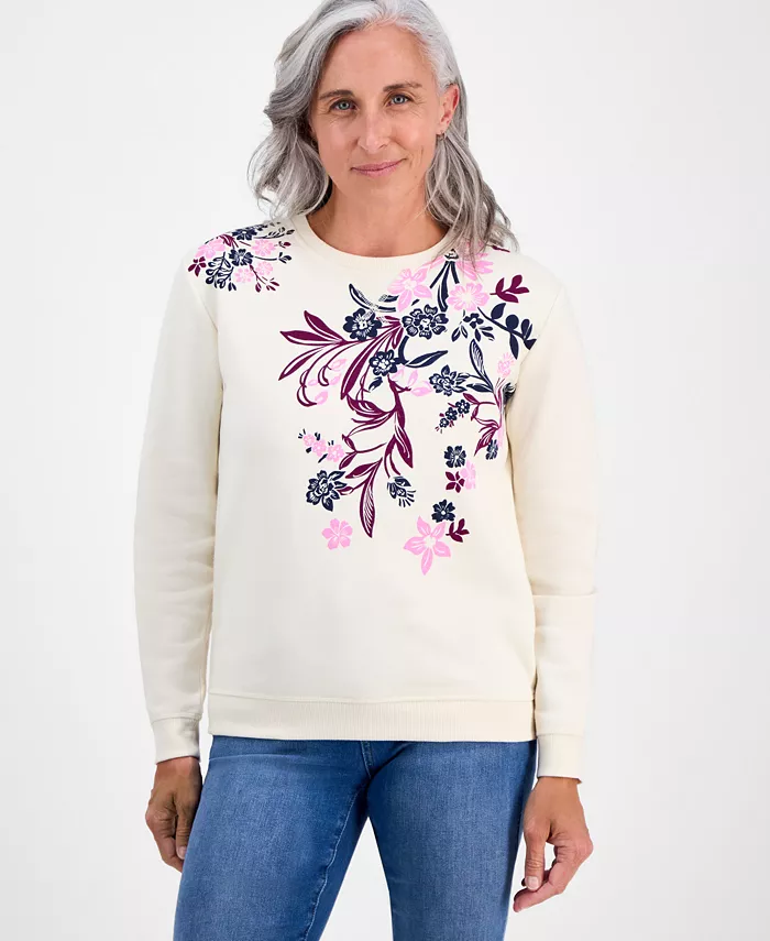 Свитшот с круглым вырезом и миниатюрным принтом Style & Co, коричневый/бежевый
Свитшот с круглым вырезом и миниатюрным принтом Style & Co, коричневый/бежевый