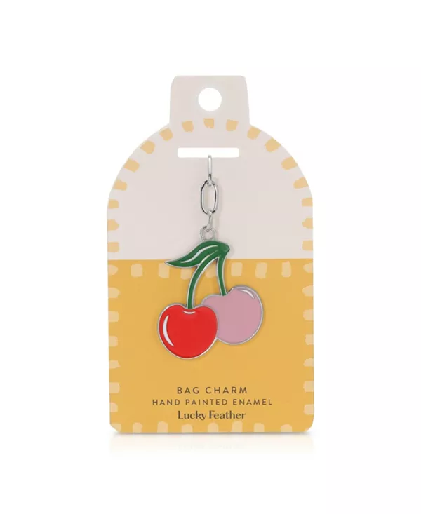 Эмалевая подвеска на сумку Lucky Feather, cherries
Эмалевая подвеска на сумку Lucky Feather, cherries