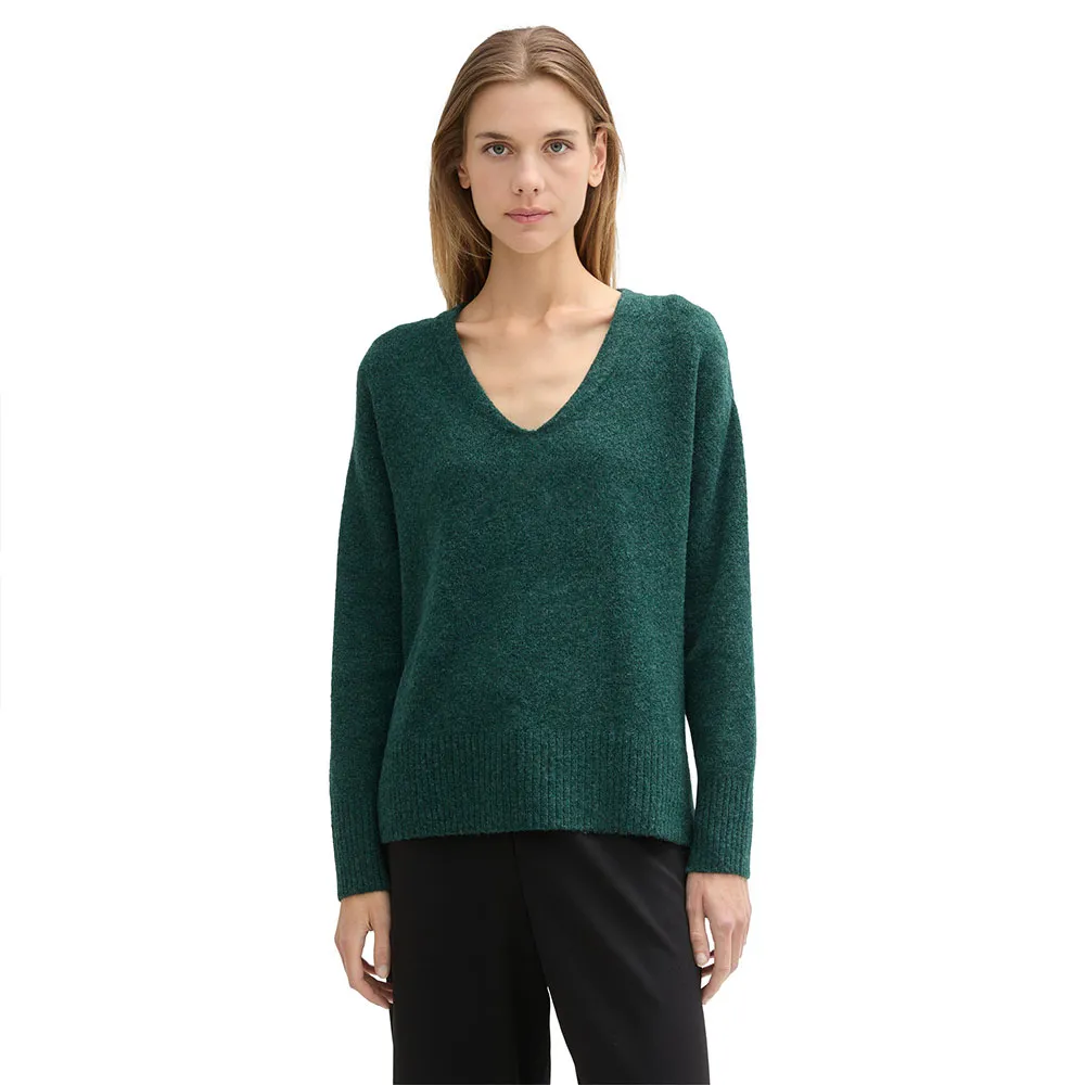 Свитер Tom Tailor Cozy v neck, зеленый
Свитер Tom Tailor Cozy v neck, зеленый