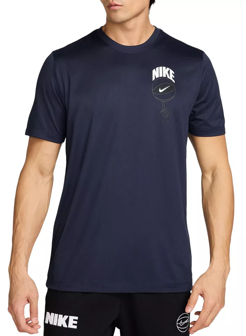 Мужская бейсбольная футболка с графическим рисунком Nike Dri-FIT Icon, цвет Midnight Navy
Мужская бейсбольная футболка с графическим рисунком Nike Dri-FIT Icon, цвет Midnight Navy