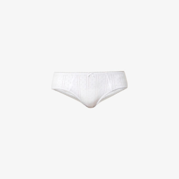 Трусики the cosy из органического хлопка с узором "пуанты" Cou Cou Intimates, белый
Трусики the cosy из органического хлопка с узором "пуанты" Cou Cou Intimates, белый
