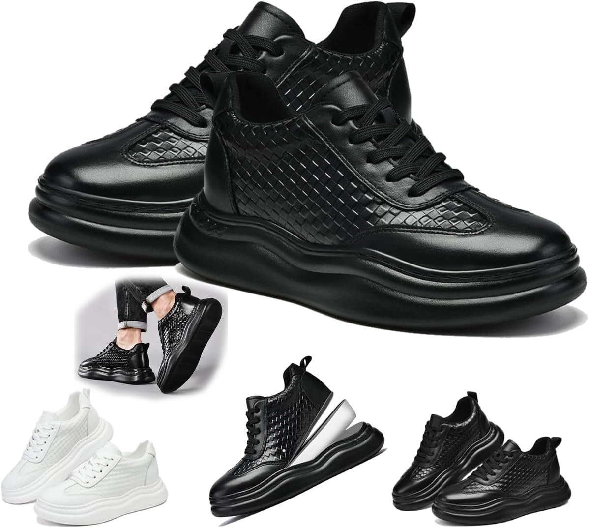 Мужские стильные и удобные кроссовки на платформе со шнуровкой, нескользящей подошвой, с принтом, круглым носком и мягкой подошвой Generic, черный
Мужские стильные и удобные кроссовки на платформе со шнуровкой, нескользящей подошвой, с принтом, круглым носком и мягкой подошвой Generic, черный