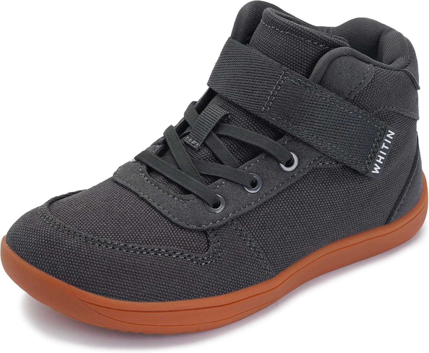 Высокие кроссовки WHITIN для мальчиков и девочек, широкие, без перепада высоты подошвы, минималистичный дизайн, для детей младшего и старшего возраста, серый
Высокие кроссовки WHITIN для мальчиков и девочек, широкие, без перепада высоты подошвы, минималистичный дизайн, для детей младшего и старшего возраста, серый