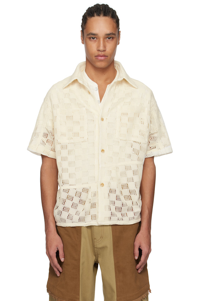 Вязаная рубашка Letto Andersson Bell, экрю
Вязаная рубашка Letto Andersson Bell, экрю