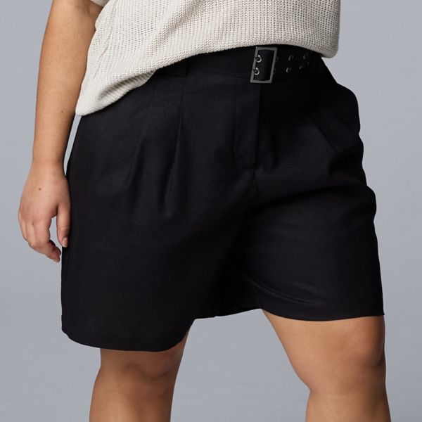 Льняные бермуды большого размера Simply Vera Vera Wang, черный
Льняные бермуды большого размера Simply Vera Vera Wang, черный