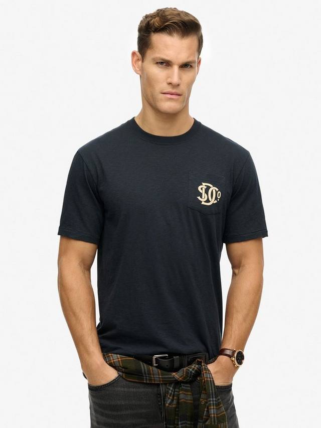 Хлопчатобумажная футболка с графическим рисунком из коллекции merchant store обычной посадки с коротким рукавом Superdry, цвет Eclipse Navy
Хлопчатобумажная футболка с графическим рисунком из коллекции merchant store обычной посадки с коротким рукавом Superdry, цвет Eclipse Navy