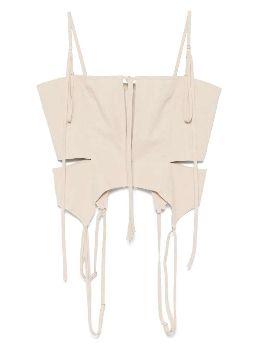 Топ-корсет с вырезом капелькой Elena Velez, нейтральный
Топ-корсет с вырезом капелькой Elena Velez, нейтральный