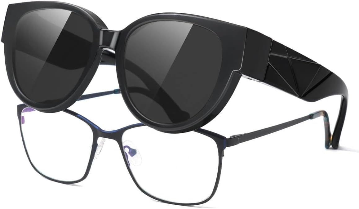 Солнцезащитные очки Meeloog Fit Over Glasses для женщин, дизайнерские круглые поляризованные солнцезащитные очки, защищающие от УФ-излучения UV400, Black Frame Grey Lens
Солнцезащитные очки Meeloog Fit Over Glasses для женщин, дизайнерские круглые поляризованные солнцезащитные очки, защищающие от УФ-излучения UV400, Black Frame Grey Lens