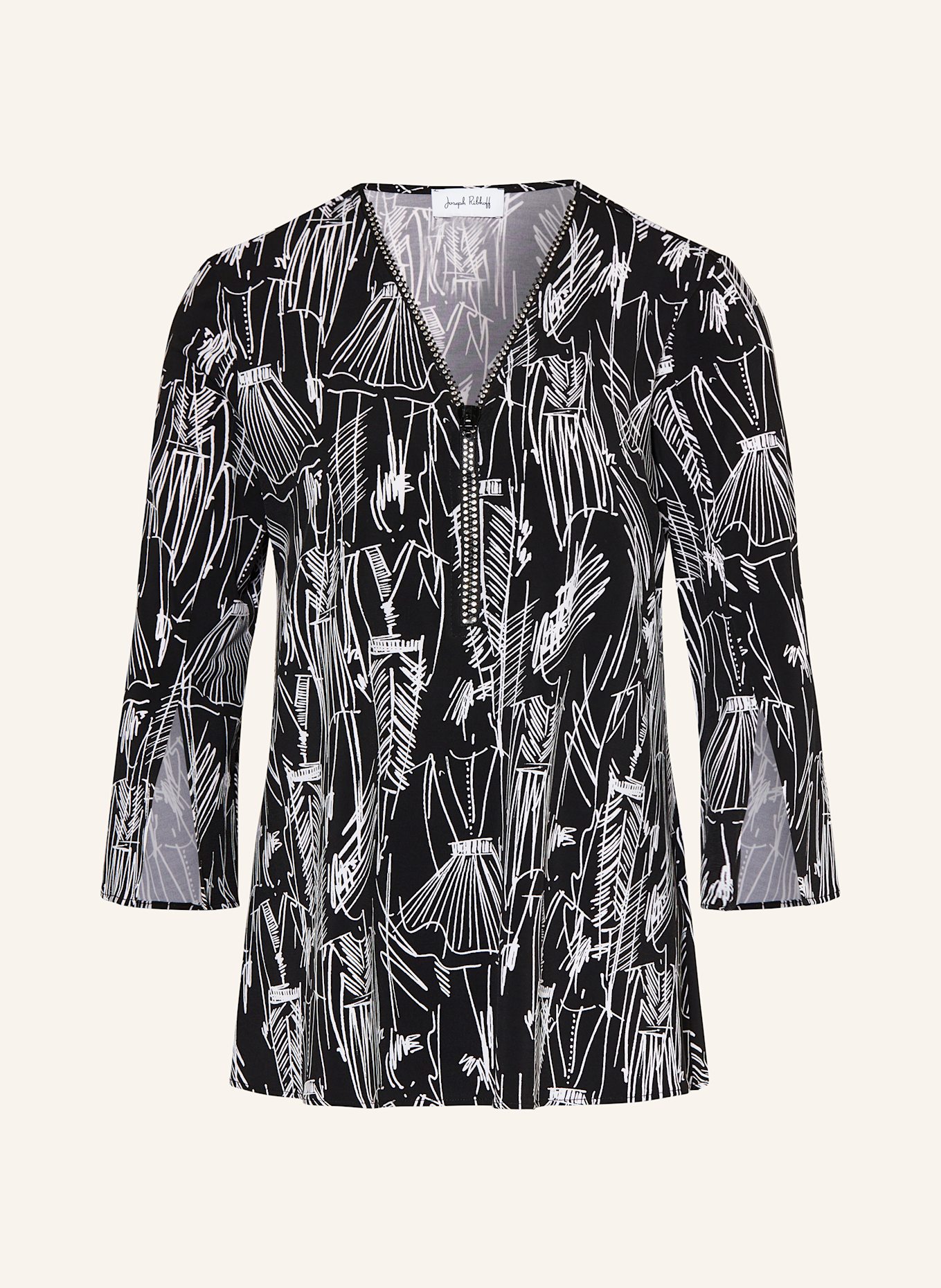 Блузка-Рубашка с рукавами 3/4 и драгоценными камнями Joseph Ribkoff, черный
Блузка-Рубашка с рукавами 3/4 и драгоценными камнями Joseph Ribkoff, черный