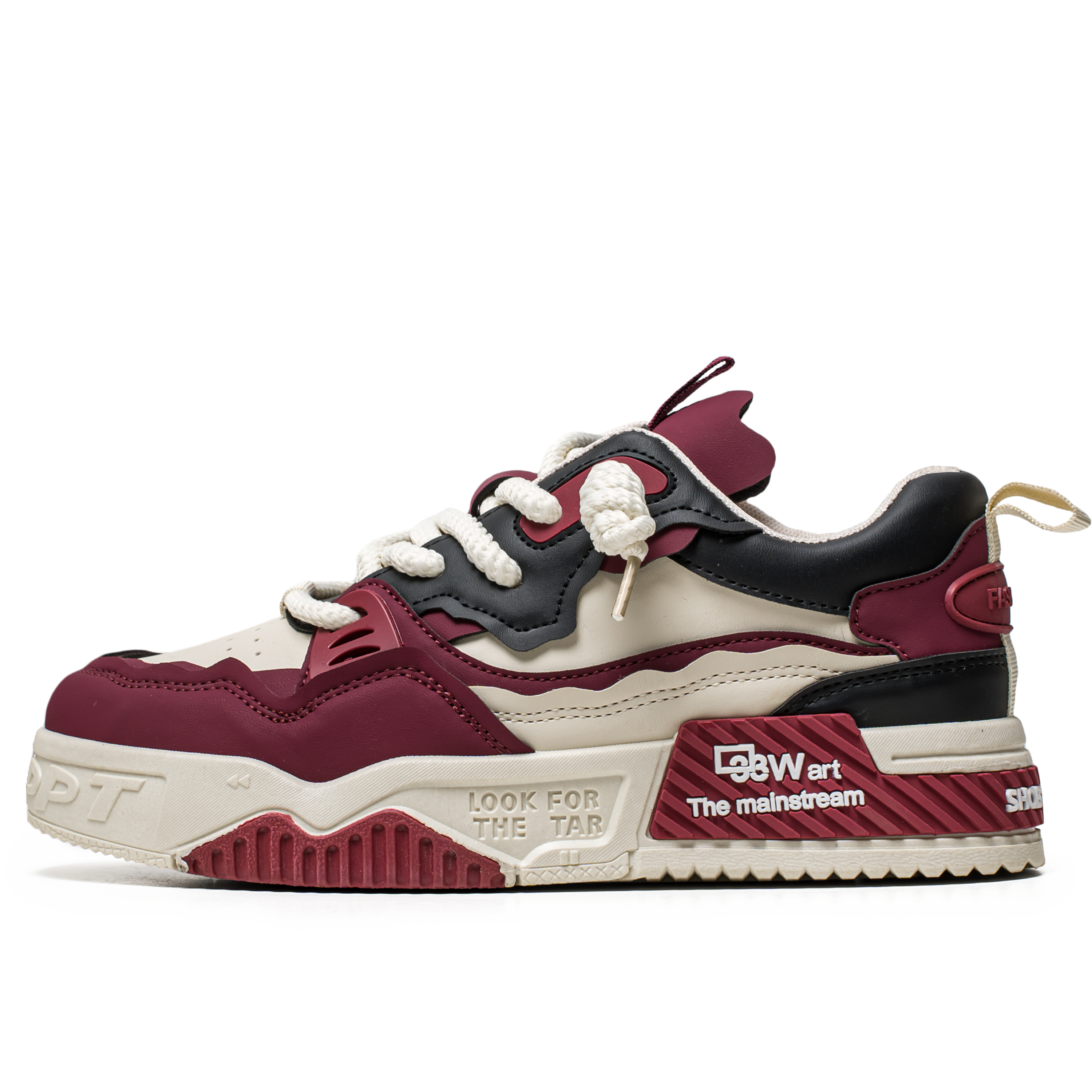 SUPEREDGE Нескользящие износостойкие низкие кроссовки для скейтбординга мужские белые красные 
SUPEREDGE Нескользящие износостойкие низкие кроссовки для скейтбординга мужские белые красные