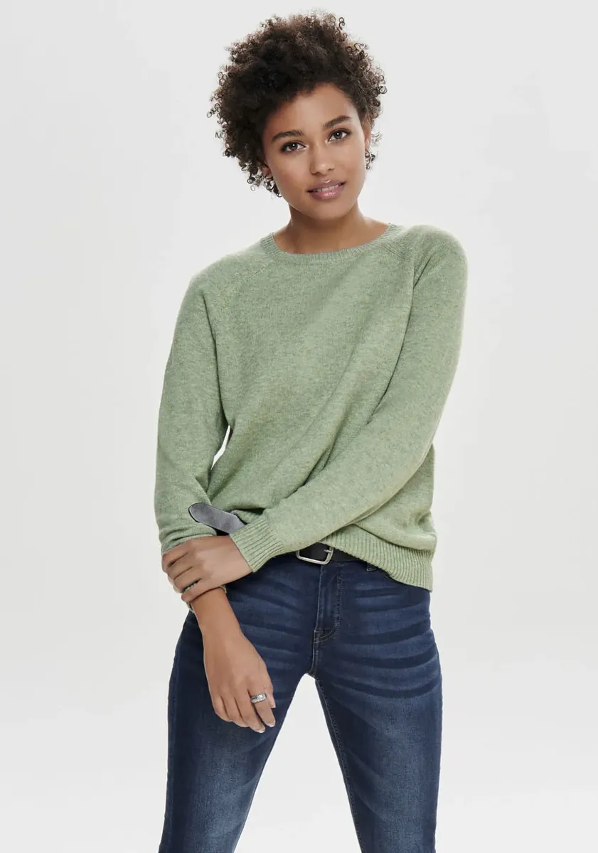 Свитер ONLY с круглым вырезом "ONLLESLY KINGS", в крапинку, цвет Col. Basil Melange
Свитер ONLY с круглым вырезом "ONLLESLY KINGS", в крапинку, цвет Col. Basil Melange