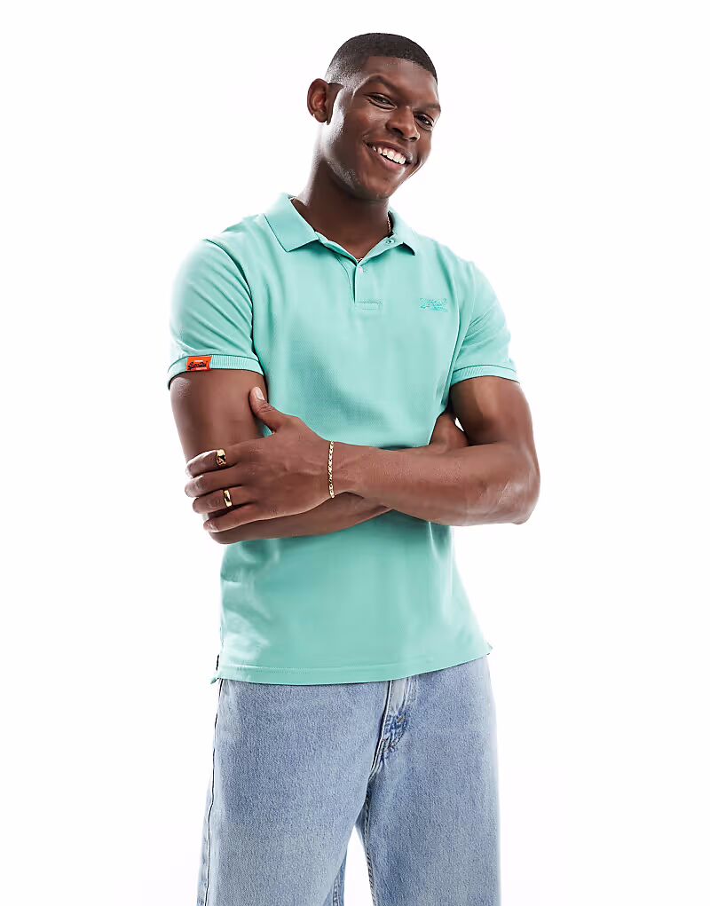 Рубашка поло Superdry Vintage destroy в мятно-светло-зеленом цвете
Рубашка поло Superdry Vintage destroy в мятно-светло-зеленом цвете