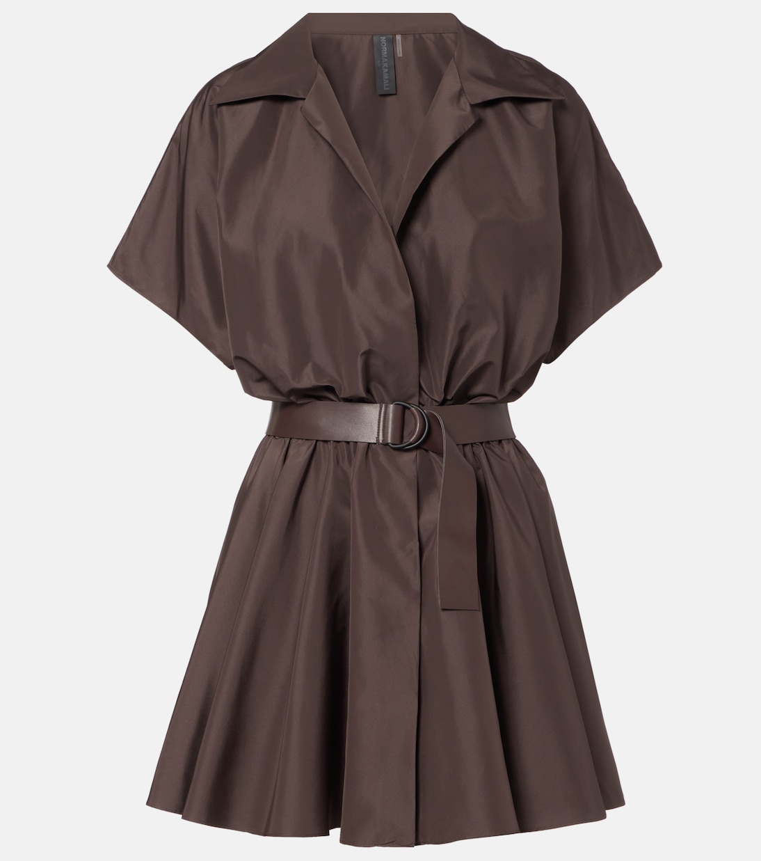 Расклешенное мини-платье Norma Kamali, коричневый
Расклешенное мини-платье Norma Kamali, коричневый