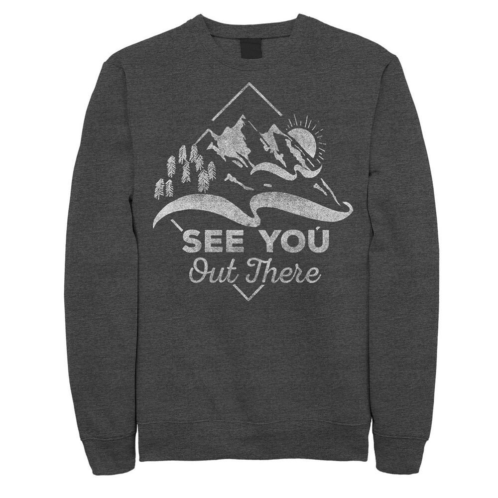 Флисовая толстовка с надписью "See You Out There" для юниоров с тематикой Mountain Sunset, цвет Charcoal Heather
Флисовая толстовка с надписью "See You Out There" для юниоров с тематикой Mountain Sunset, цвет Charcoal Heather