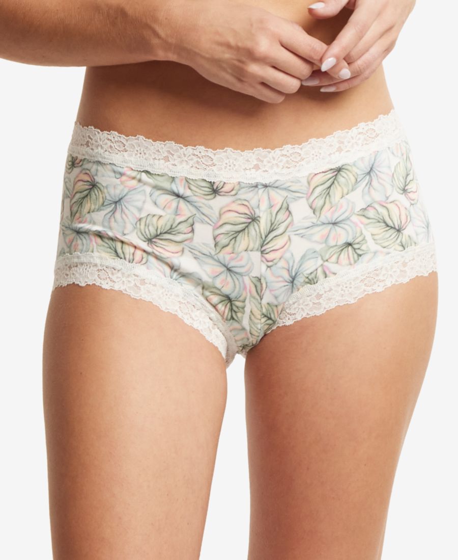 Женские шорты-боксеры с принтом Dream Ease Hanky Panky, Begonia Leaf
Женские шорты-боксеры с принтом Dream Ease Hanky Panky, Begonia Leaf
