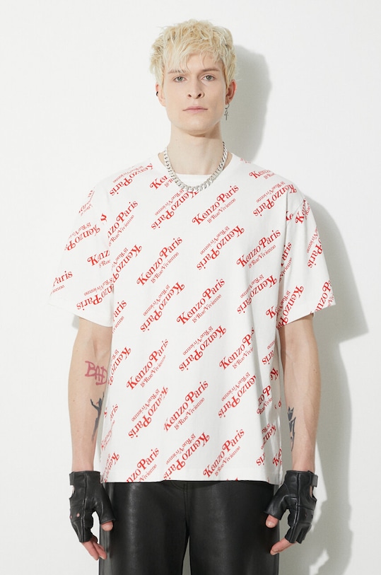 Хлопковая футболка Kenzo, белый
Хлопковая футболка Kenzo, белый