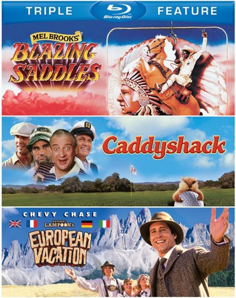 Диск Blu-ray Blazing Saddles / Caddyshack / European Vacation
Диск Blu-ray Blazing Saddles / Caddyshack / European Vacation