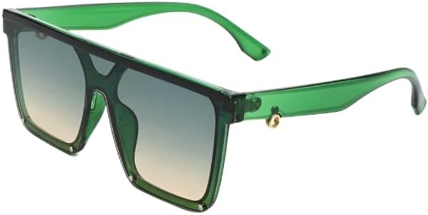 Женские большие квадратные солнцезащитные очки с плоской верхней частью – смелый стиль бохо с анималистическим рисунком, пластиковая оправа в полный ободок Generic, Green
Женские большие квадратные солнцезащитные очки с плоской верхней частью – смелый стиль бохо с анималистическим рисунком, пластиковая оправа в полный ободок Generic, Green