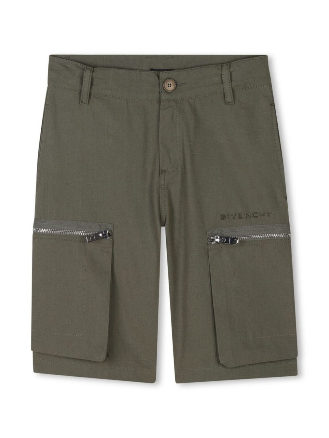 Шорты с вышитым логотипом Givenchy Kids, зеленый
Шорты с вышитым логотипом Givenchy Kids, зеленый
