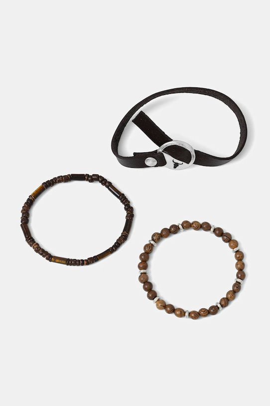 Набор из 3 браслетов Medicine, коричневый
Набор из 3 браслетов Medicine, коричневый