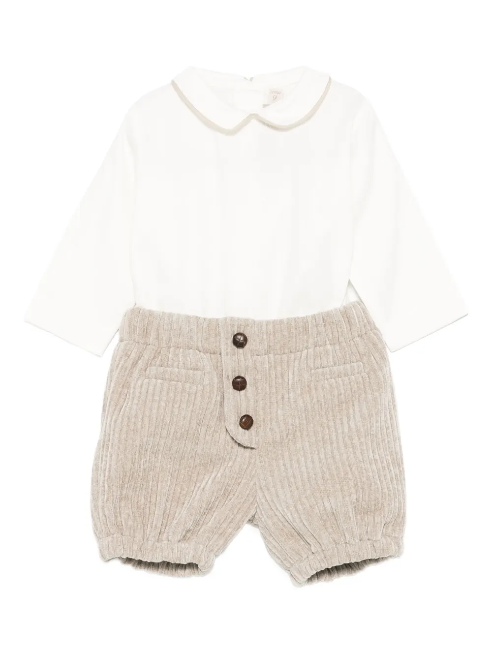 Шорты на пуговицах La Stupenderia, нейтральный
Шорты на пуговицах La Stupenderia, нейтральный