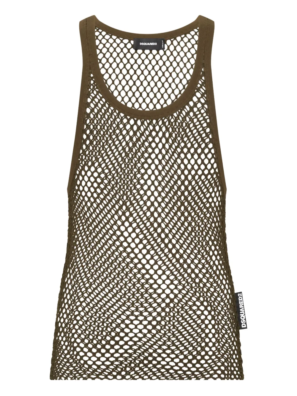 Сетчатый топ без рукавов DSQUARED2, коричневый
Сетчатый топ без рукавов DSQUARED2, коричневый