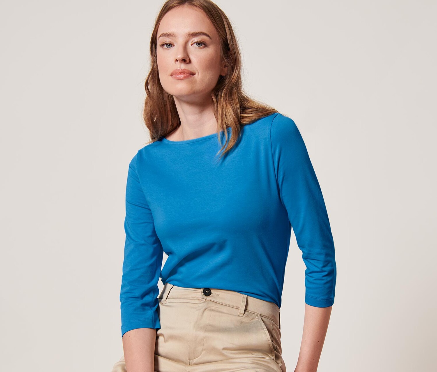 Рубашка с рукавами 3/4 Tchibo, лазурный синий
Рубашка с рукавами 3/4 Tchibo, лазурный синий