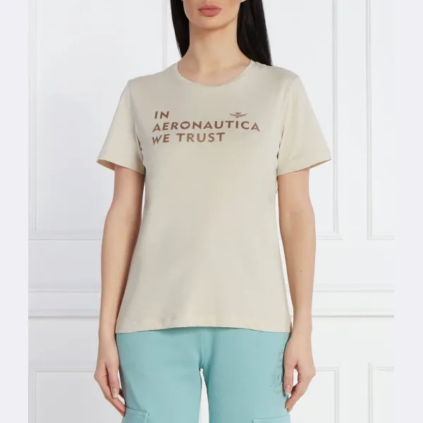 Футболка стандартного кроя Aeronautica Militare, бежевый
Футболка стандартного кроя Aeronautica Militare, бежевый