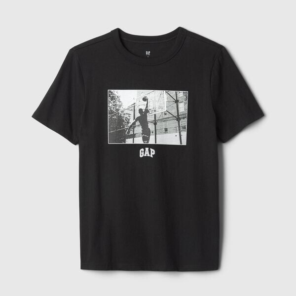 Футболка из хлопка с логотипом и принтом Gap, черный
Футболка из хлопка с логотипом и принтом Gap, черный