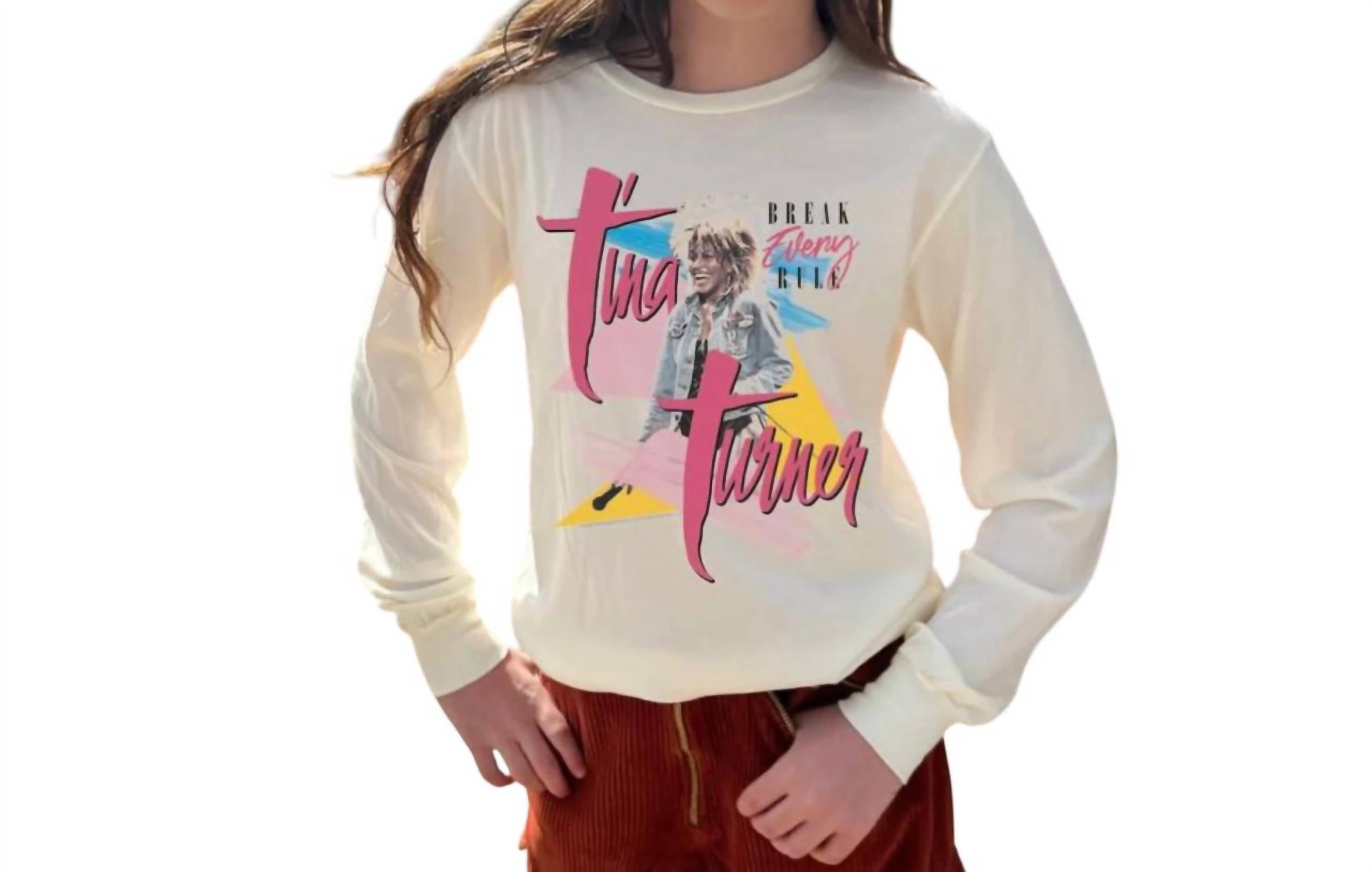 Кроп-топ Tina Turner в винтажном белом ROWDY SPROUT
Кроп-топ Tina Turner в винтажном белом ROWDY SPROUT