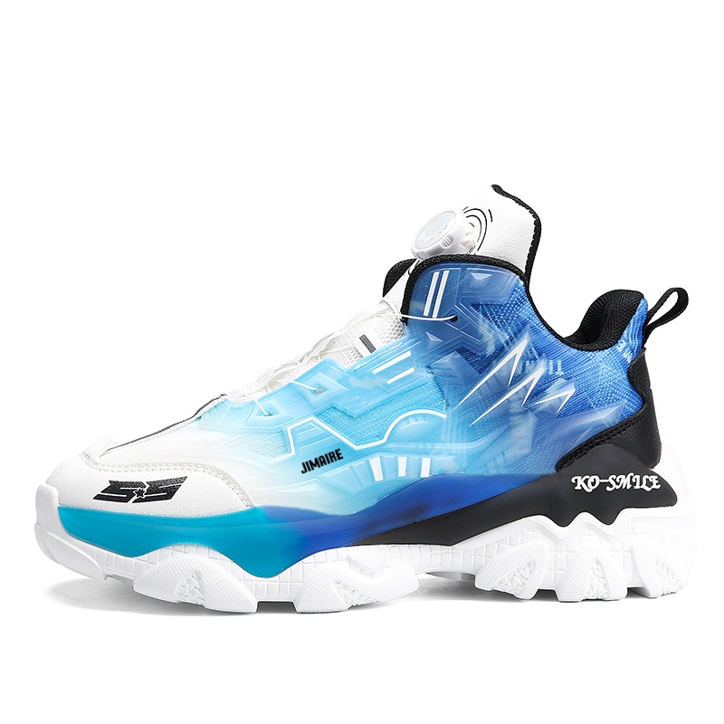 King Jinmai Мужские мид-топы массивные кроссовки бело-голубые, цвет White Blue
King Jinmai Мужские мид-топы массивные кроссовки бело-голубые, цвет White Blue