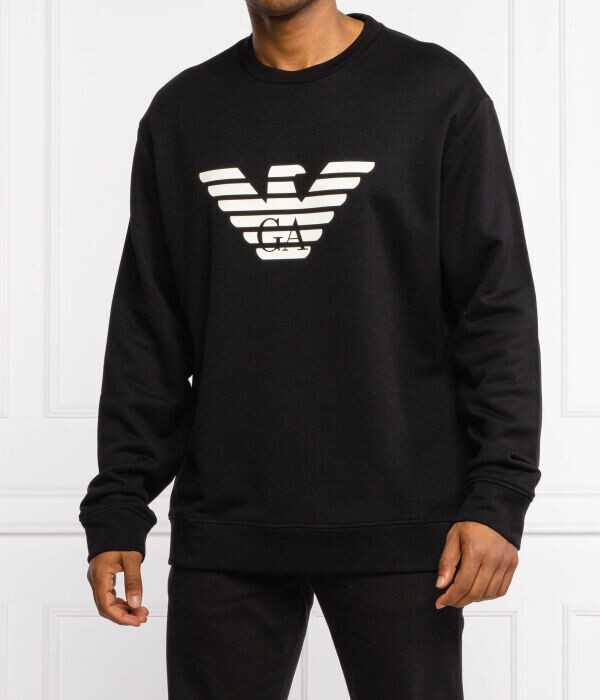 Свитшот мужской Emporio Armani из модала с логотипом бренда, черный
Свитшот мужской Emporio Armani из модала с логотипом бренда, черный