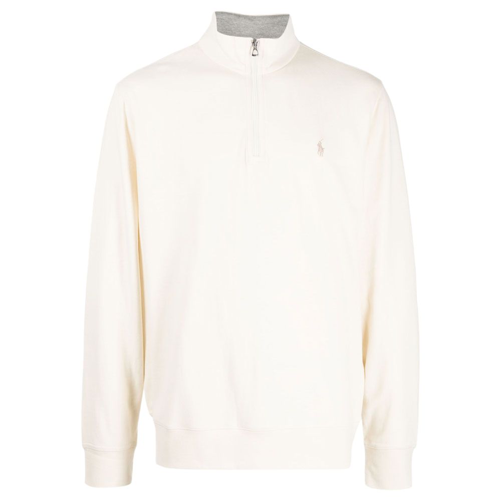 Свитер с молнией и вышитым логотипом пони Polo Ralph Lauren, цвет слоновая кость
Свитер с молнией и вышитым логотипом пони Polo Ralph Lauren, цвет слоновая кость