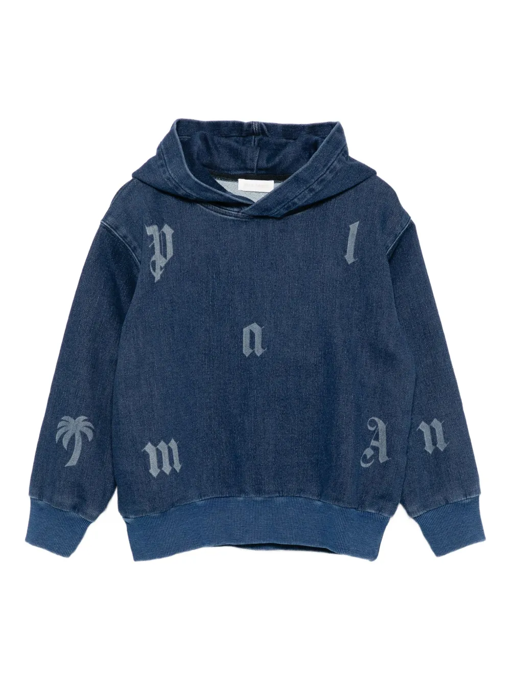 Худи с логотипом Palm Angels Kids, синий
Худи с логотипом Palm Angels Kids, синий