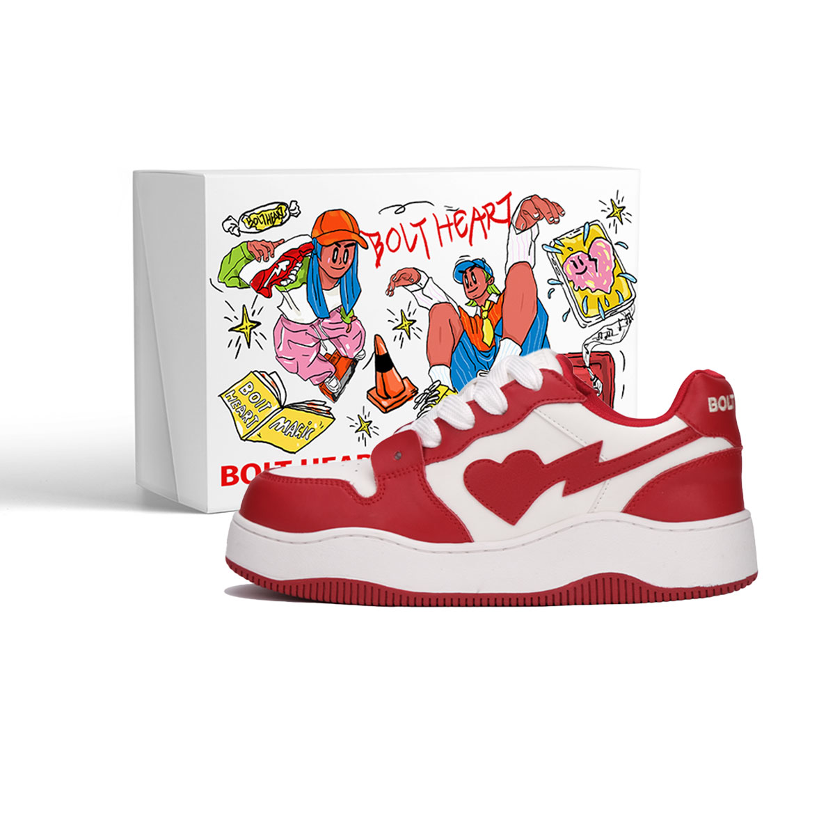 AND U Болтир x Антискользящие и износостойкие низкие скейтерские кроссовки с эффектом увеличения роста унисекс красные, цвет Red
AND U Болтир x Антискользящие и износостойкие низкие скейтерские кроссовки с эффектом увеличения роста унисекс красные, цвет Red