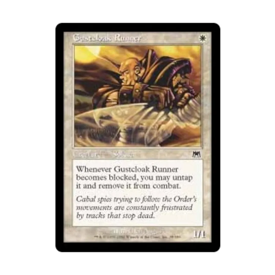 CCG Бегущий из Порывистого Плаща (клавиша C), MTG - Onslaught
CCG Бегущий из Порывистого Плаща (клавиша C), MTG - Onslaught