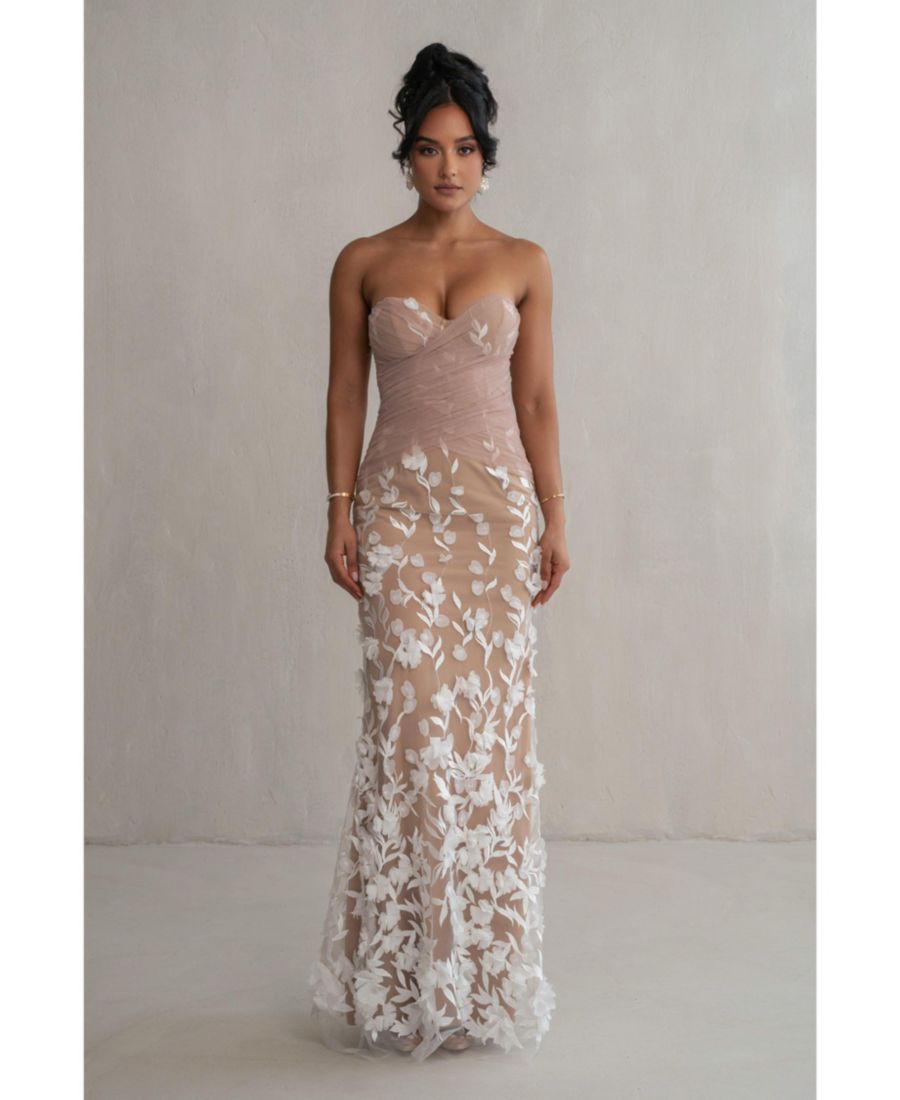 Женское вечное вышитое платье JLUXLABEL, Ivory
Женское вечное вышитое платье JLUXLABEL, Ivory
