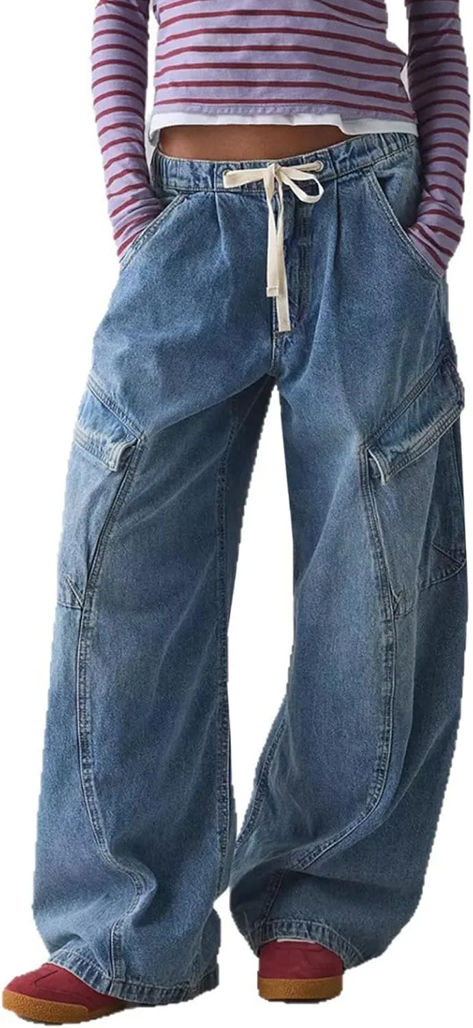 Женские джинсы Vintage Workwear Mid Waist с кулиской cffvdiz
Женские джинсы Vintage Workwear Mid Waist с кулиской cffvdiz