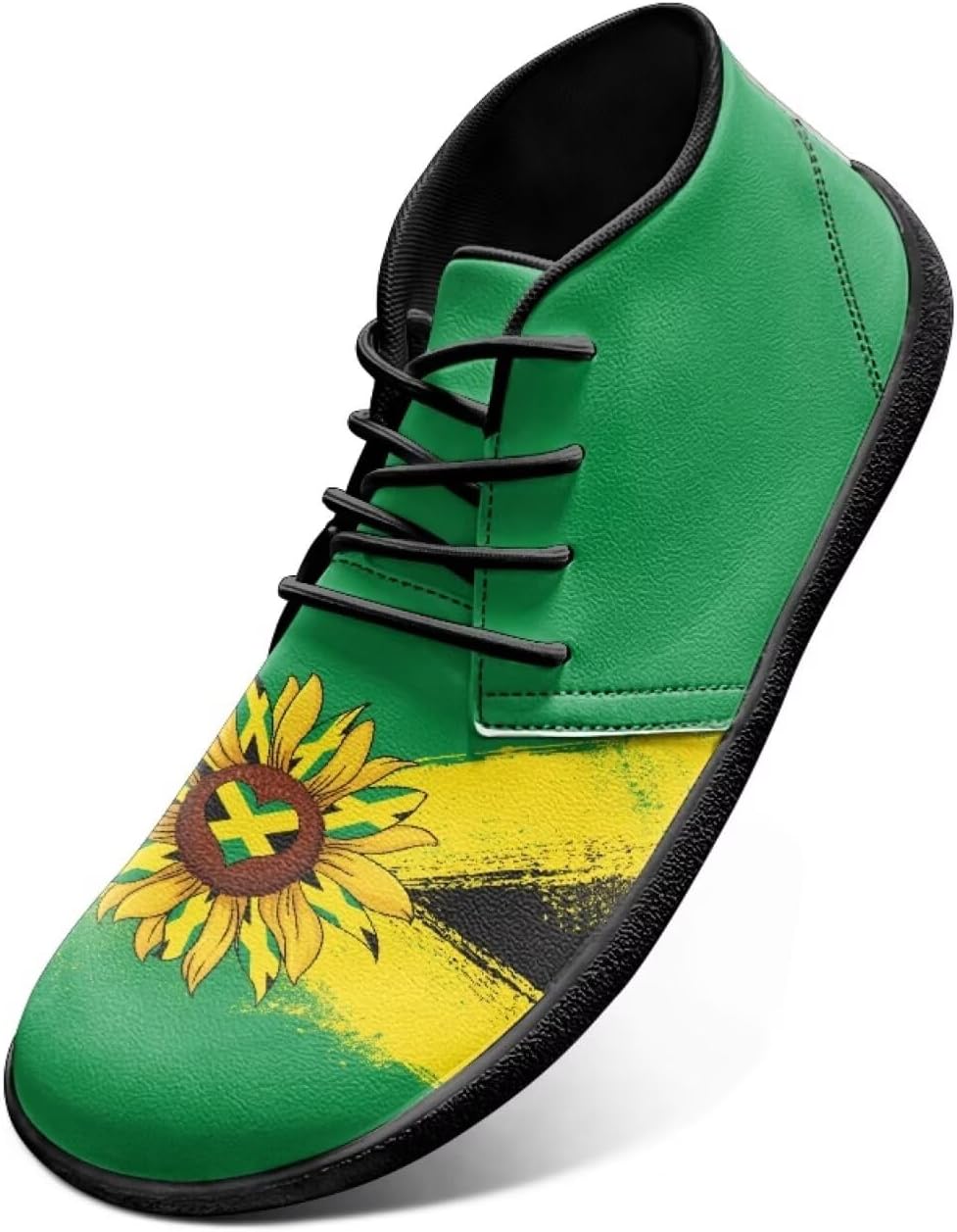 Мужские кроссовки UNICEU с широкой носочной частью, босоножечный стиль, с американским флагом, патриотическая обувь, нулевая платформa, повседневные прогулочные кроссовки, легкие тренировочные и беговые кроссовки, Jamaica Flag Sunflowers
Мужские кроссовки UNICEU с широкой носочной частью, босоножечный стиль, с американским флагом, патриотическая обувь, нулевая платформa, повседневные прогулочные кроссовки, легкие тренировочные и беговые кроссовки, Jamaica Flag Sunflowers
