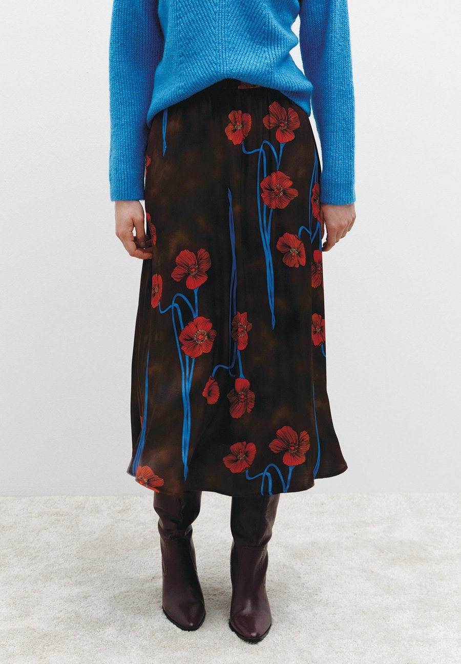 Юбка More & More Maxi skirt, Poppy Flower Print/Brown
Юбка More & More Maxi skirt, Poppy Flower Print/Brown