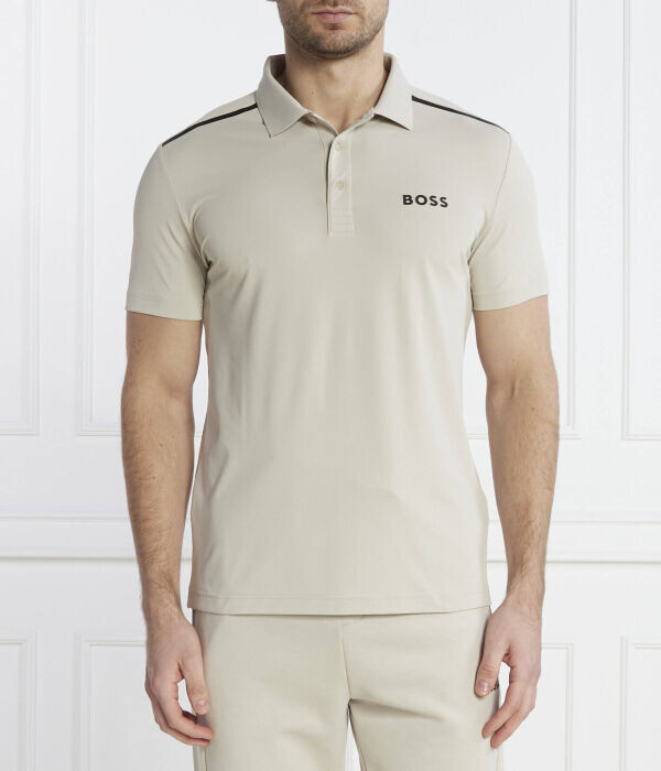 Поло мужское Boss Green с воротником на пуговицах, экрю
Поло мужское Boss Green с воротником на пуговицах, экрю