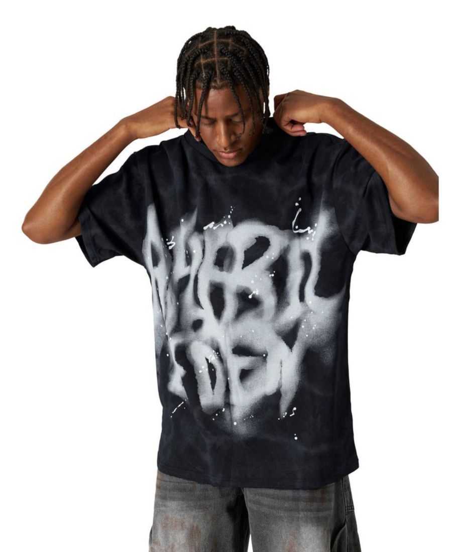 Мужская футболка с абстрактным графическим рисунком, обработанная методом стирки AELFRIC EDEN, Black, Черный, Мужская футболка с абстрактным графическим рисунком, обработанная методом стирки AELFRIC EDEN, Black
Мужская футболка с абстрактным графическим рисунком, обработанная методом стирки AELFRIC EDEN, Black, Черный, Мужская футболка с абстрактным графическим рисунком, обработанная методом стирки AELFRIC EDEN, Black