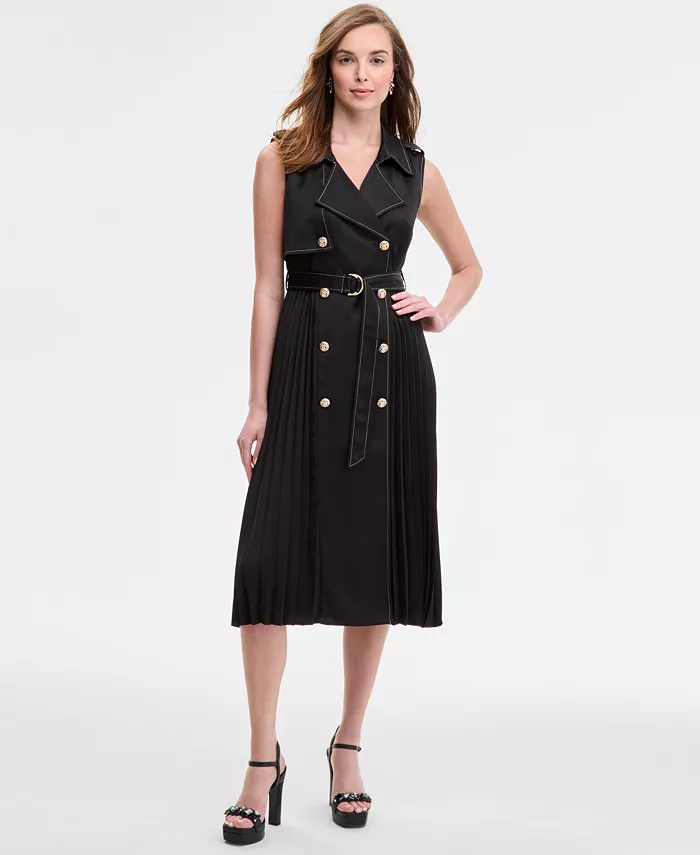 Женское миди-платье из крепа с атласной подкладкой KARL LAGERFELD PARIS, черный 
Женское миди-платье из крепа с атласной подкладкой KARL LAGERFELD PARIS, черный