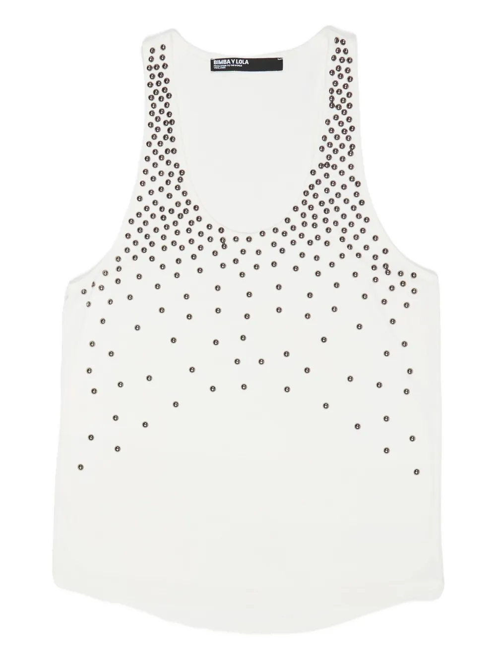 Майка с заклёпками Bimba Y Lola, белый
Майка с заклёпками Bimba Y Lola, белый