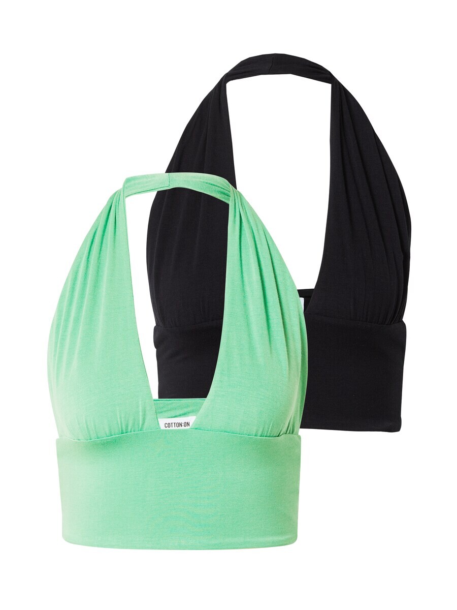 Топ Cotton On SOFI, светло-зеленый/черный
Топ Cotton On SOFI, светло-зеленый/черный