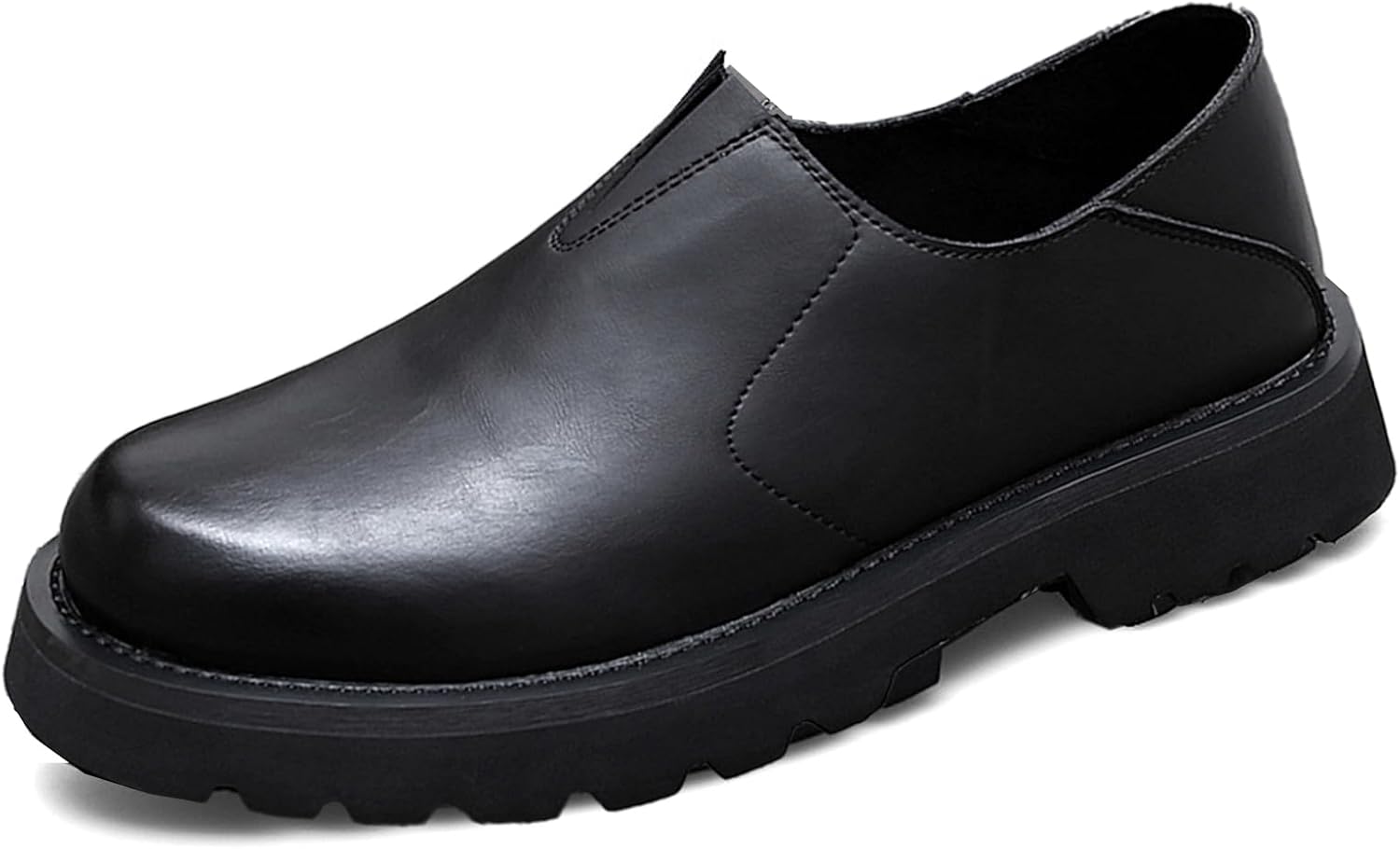 Мужские мягкие лоферы на платформе из натуральной кожи, модные ручной работы, с круглым носком, легкие, без шнурков, деловые туфли и офиса Faglkak, черный
Мужские мягкие лоферы на платформе из натуральной кожи, модные ручной работы, с круглым носком, легкие, без шнурков, деловые туфли и офиса Faglkak, черный