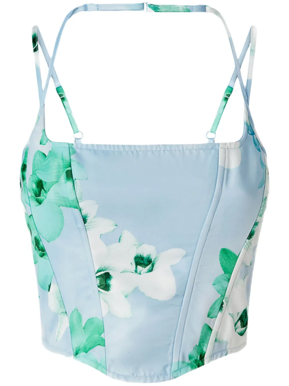 Корсет с цветочным принтом PINKO, синий
Корсет с цветочным принтом PINKO, синий